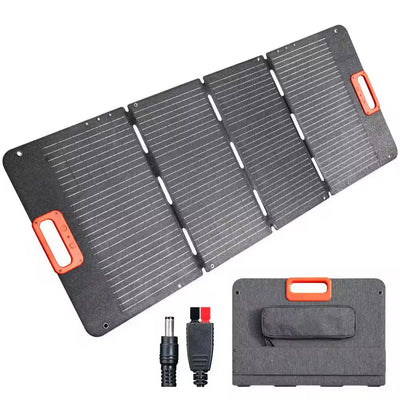 21.26 In. 200W Portable Solar Panel for Power Station IP67 Water Foldable Solar Panel for Camping, Rvs, Hiking