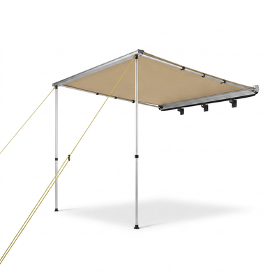 Vehicle Awning Built for Overlanding Adventures, 4.6x6.6 Ft Coverage, PU3000mm Waterproof, UV 50+ Protection