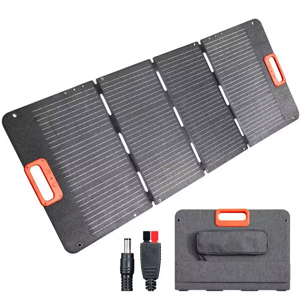 21.26 In. 200W Portable Solar Panel for Power Station IP67 Water Foldable Solar Panel for Camping, Rvs, Hiking