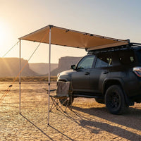 Car Side Awning, Large 4.6 Ft. X 6.6 Ft. Shade Coverage Vehicle Awning, Pu3000Mm UV 50+ Retractable Car Awning — Studio Shot