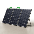 Portable Solar Panel Built for Off-Grid Adventures, 100W Monocrystalline, Foldable Design, IP67 Waterproof
